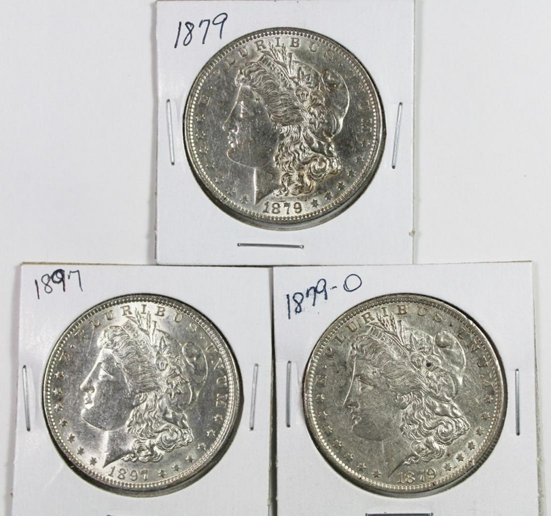 (3) MORGAN SILVER DOLLARS (1 of 2)