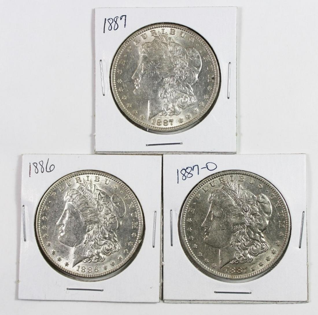 (3) MORGAN SILVER DOLLARS (1 of 2)