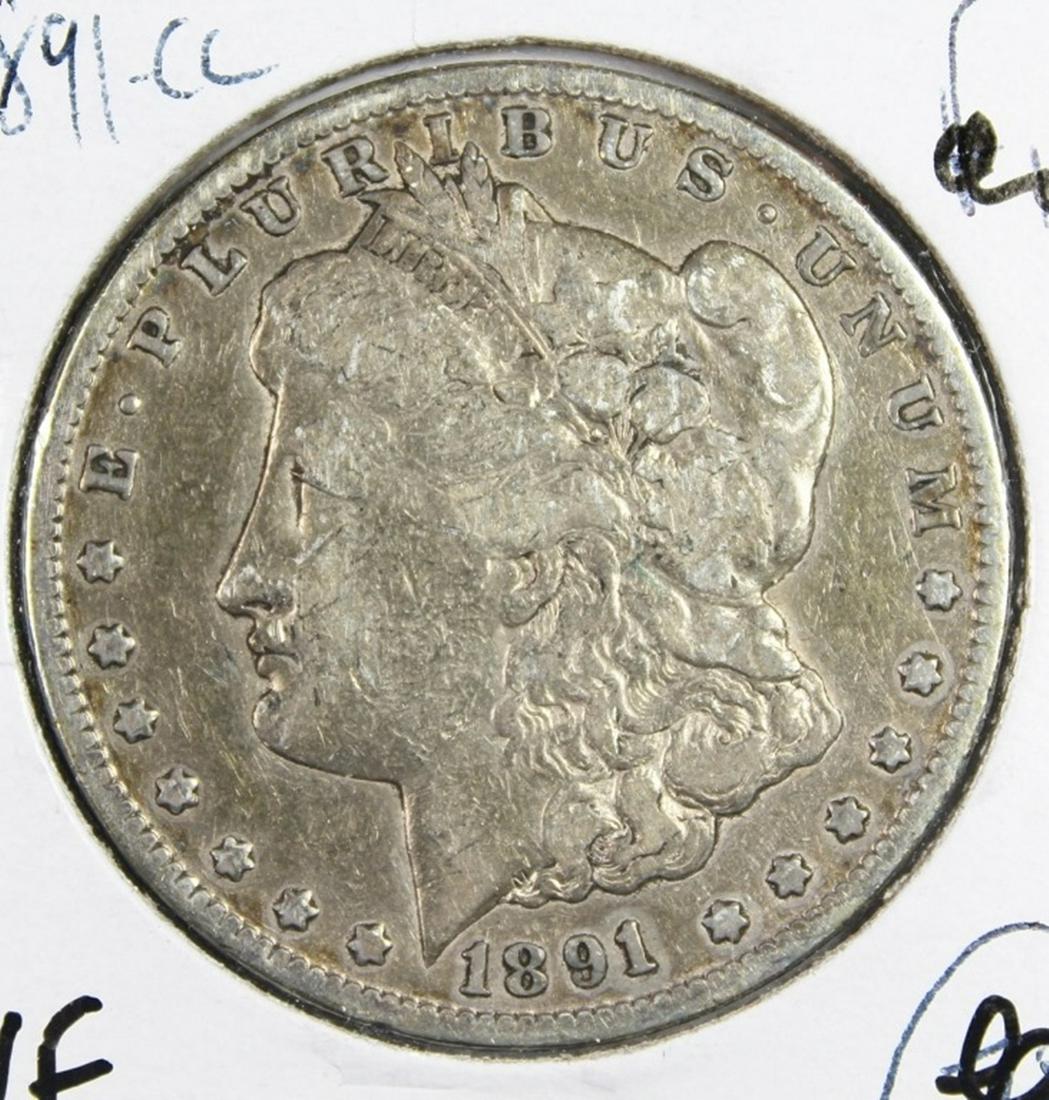 1891-CC MORGAN SILVER DOLLAR (1 of 2)