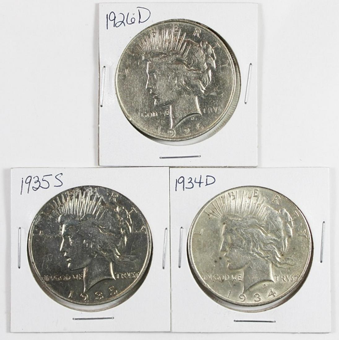 PEACE SILVER DOLLARS (1 of 2)