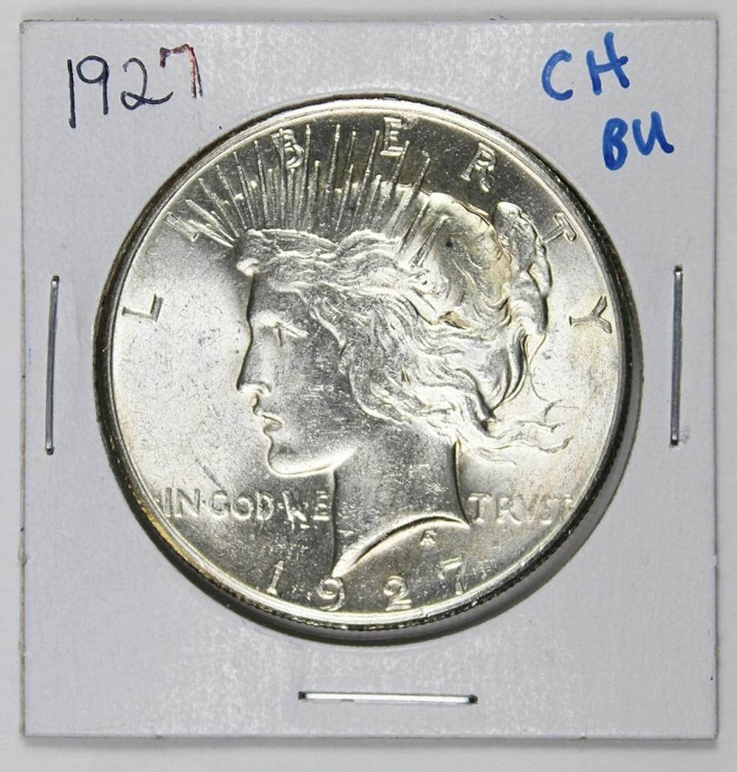1927 PEACE SILVER DOLLAR (1 of 2)