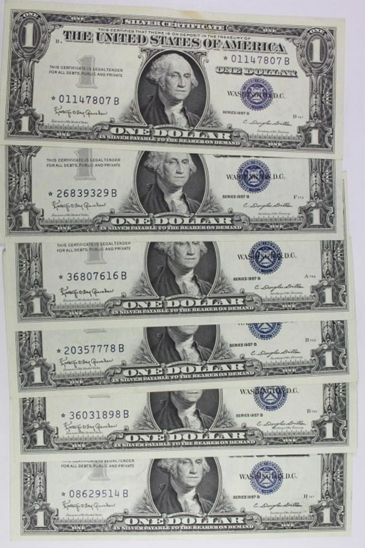 UNC $1.00 SILVER CERTIFICATE STAR NOTES (1 of 3)