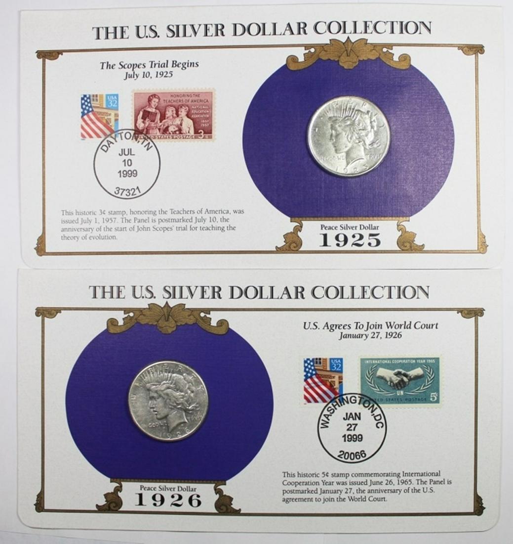 PEACE SILVER DOLLAR AND STAMP SETS (1 of 2)