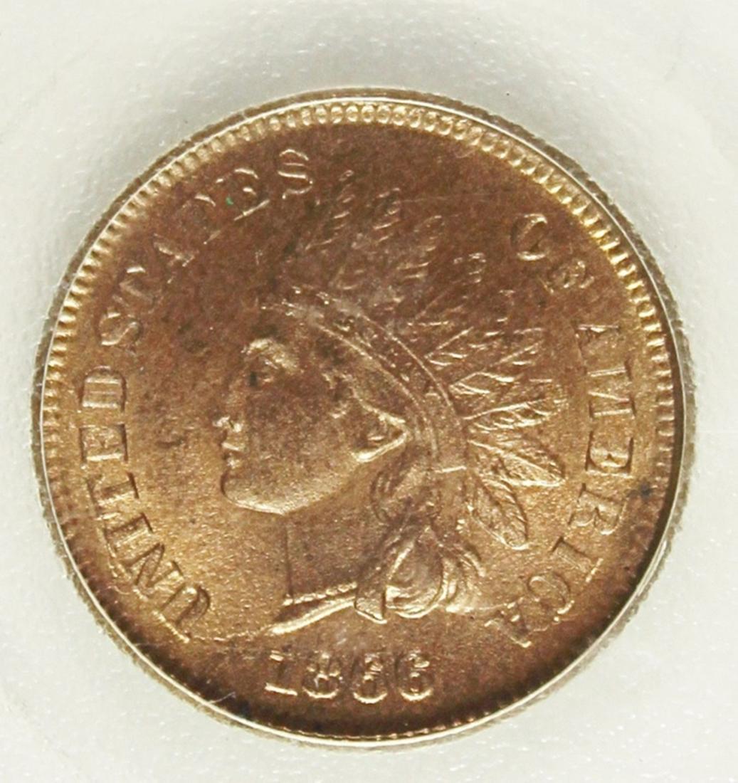 1866 INDIAN CENT (1 of 4)