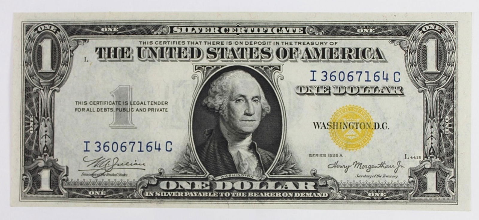 1935-A NORTH AFRICA $1.00 SILVER CERTIFICATE (1 of 2)