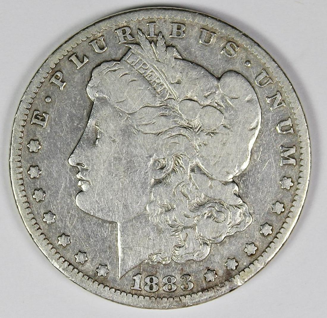 1883-CC MORGAN SILVER DOLLAR (1 of 2)