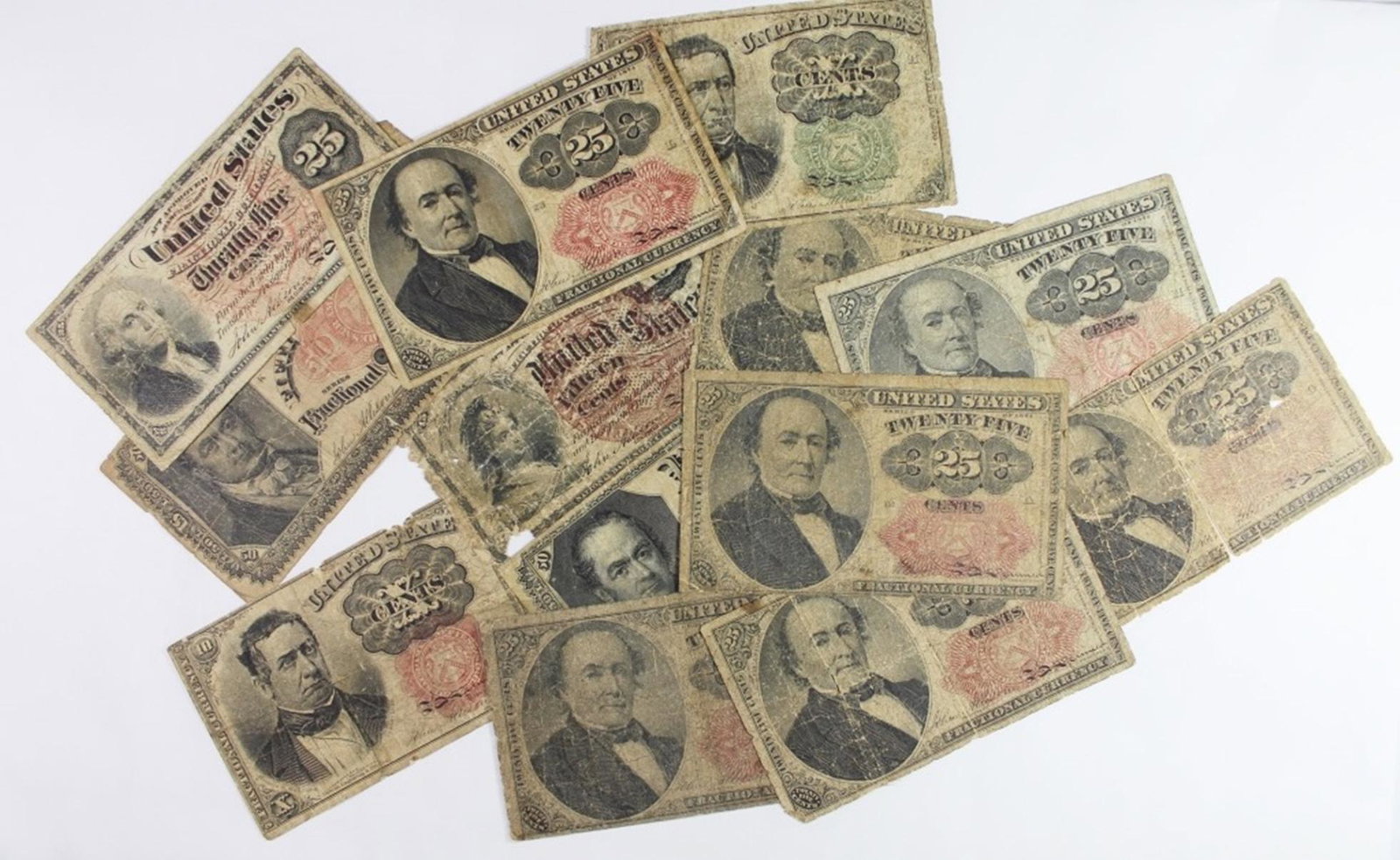 GROUP OF FRACTIONAL CURRENCY (1 of 5)