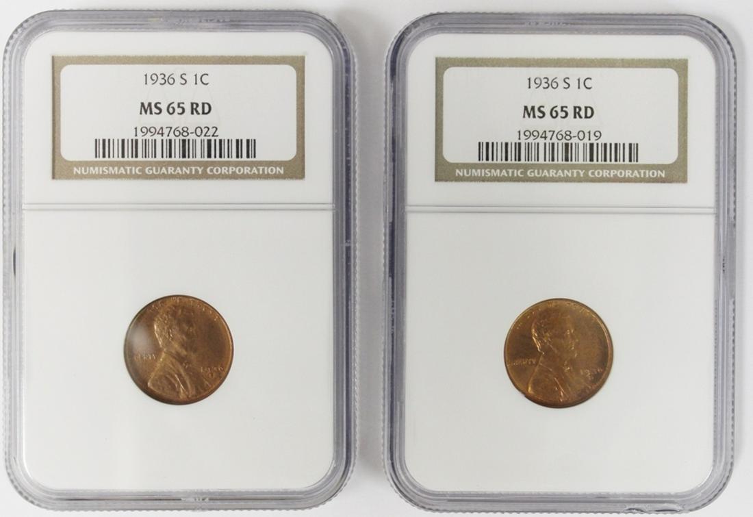 2-1936-S LINCOLN CENTS (1 of 2)