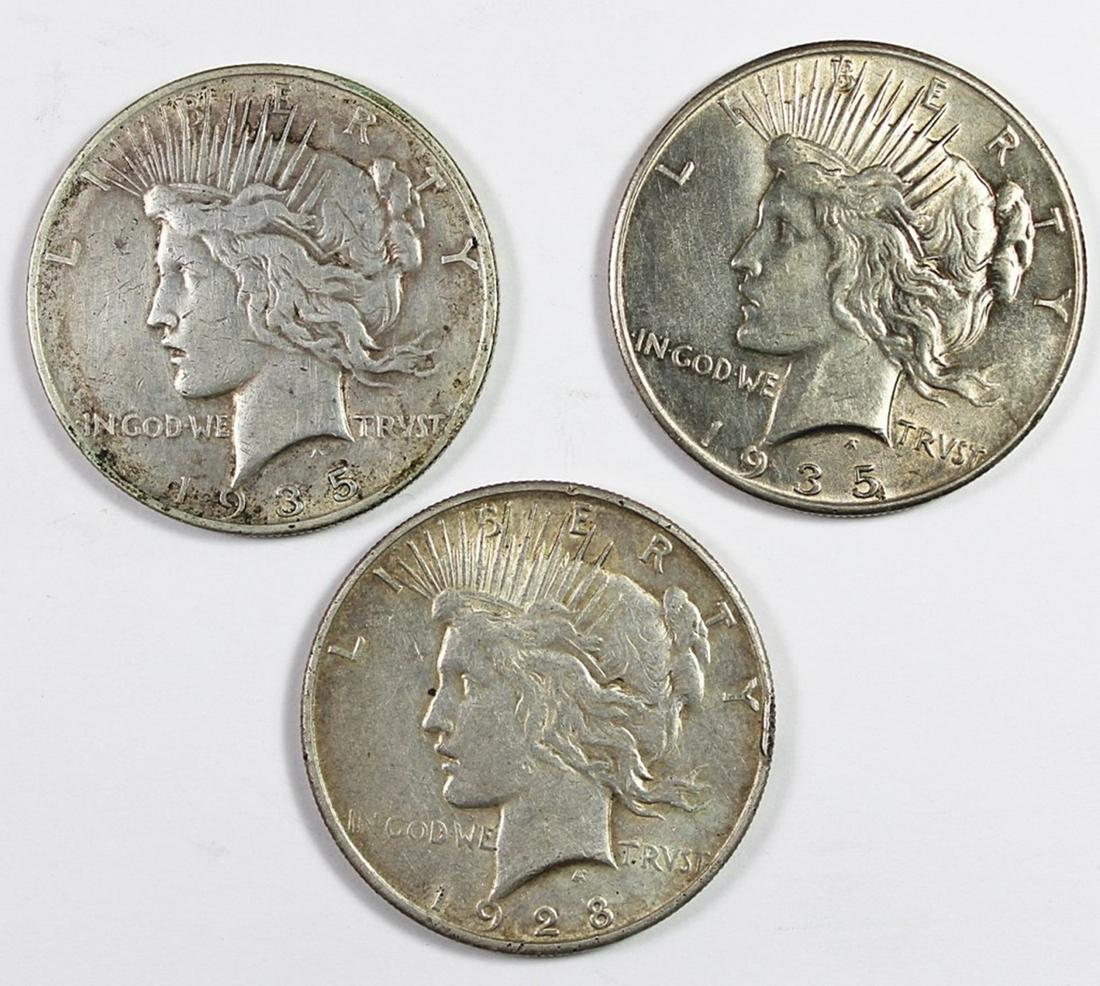 PEACE SILVER DOLLARS (1 of 2)