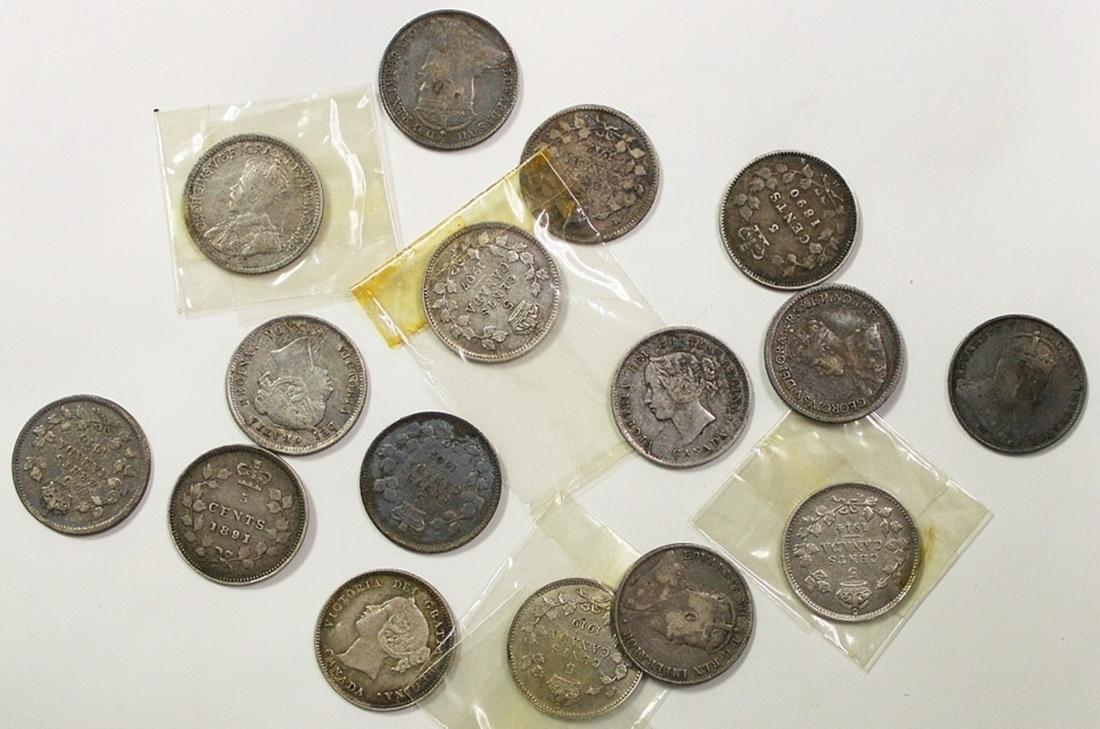 NICE SILVER CANADA NICKELS (1 of 1)