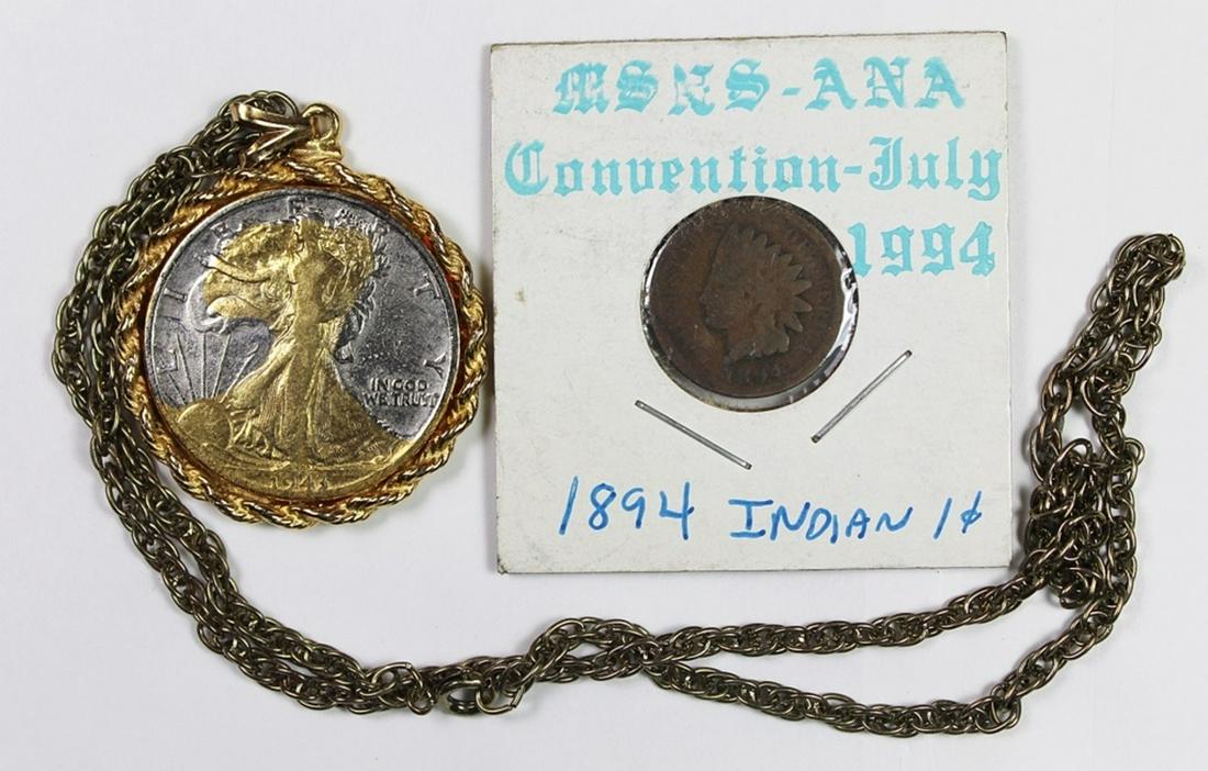 TWO COIN LOT - SEE DESCRIPTION (1 of 2)