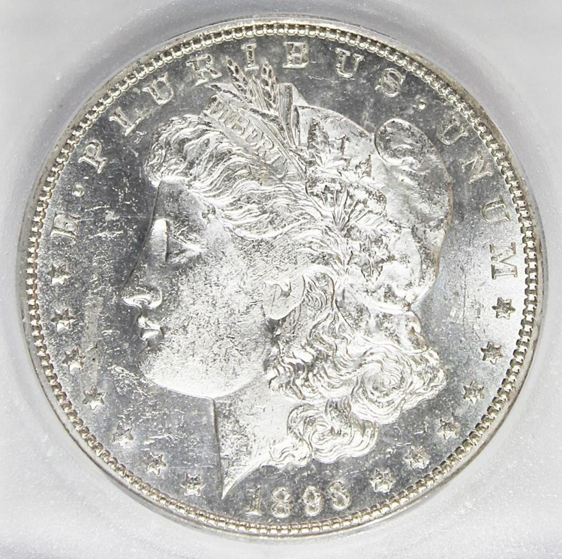 1893-CC MORGAN SILVER DOLLAR (1 of 4)