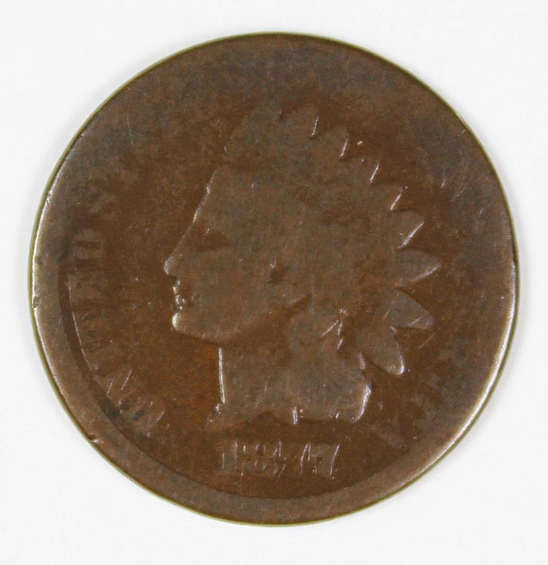 1877 INDIAN CENT (1 of 2)