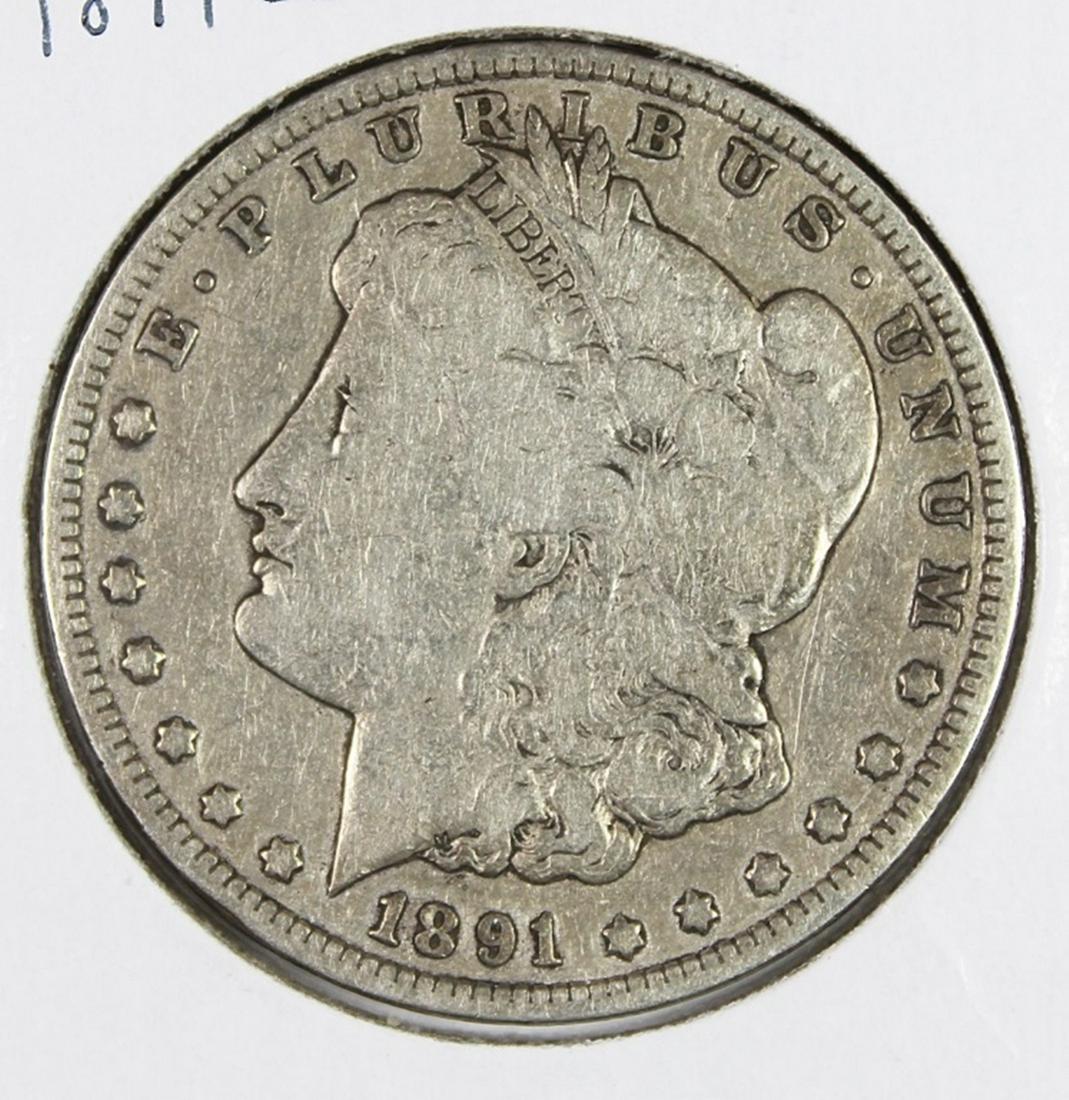 1891-CC MORGAN SILVER DOLLAR (1 of 2)