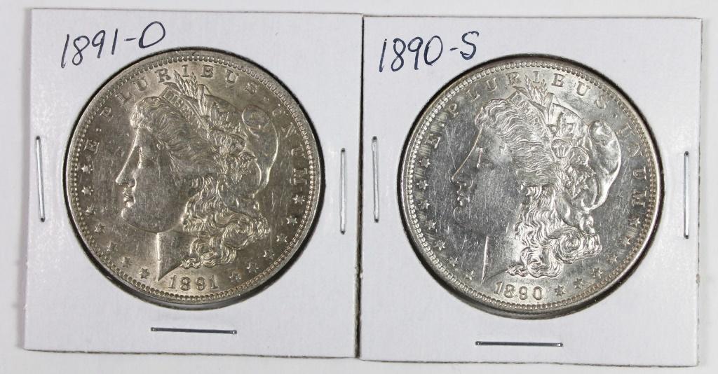 MORGAN SILVER DOLLARS (1 of 2)