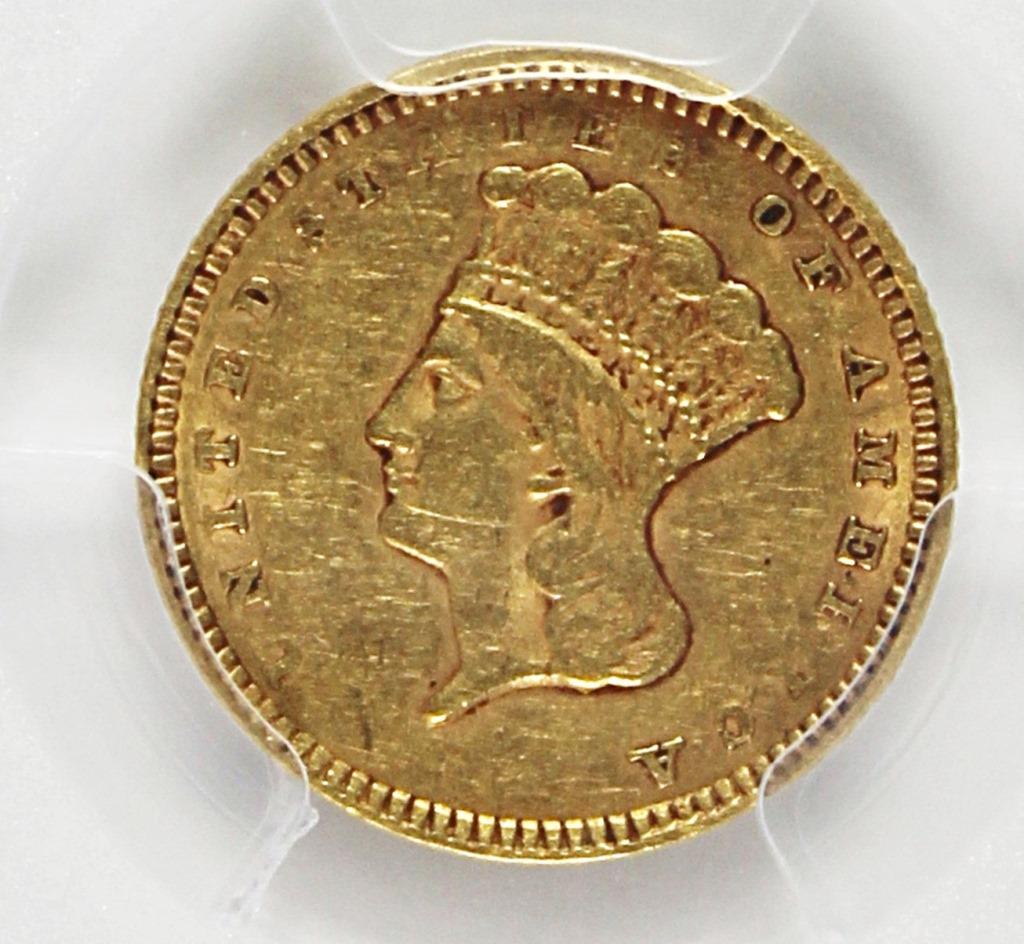 1857 GOLD DOLLAR (1 of 4)