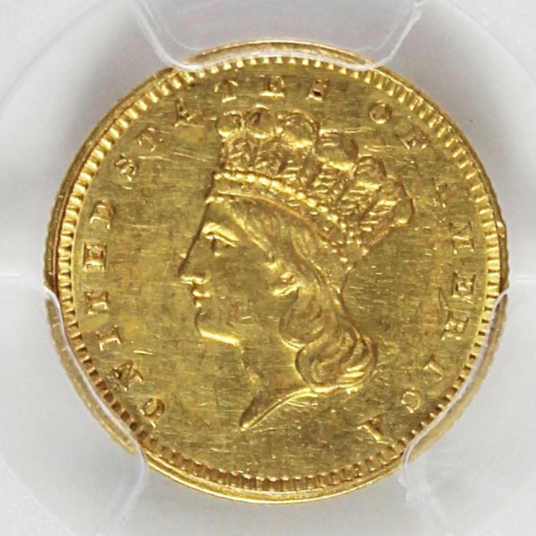 1862 GOLD DOLLAR (1 of 4)