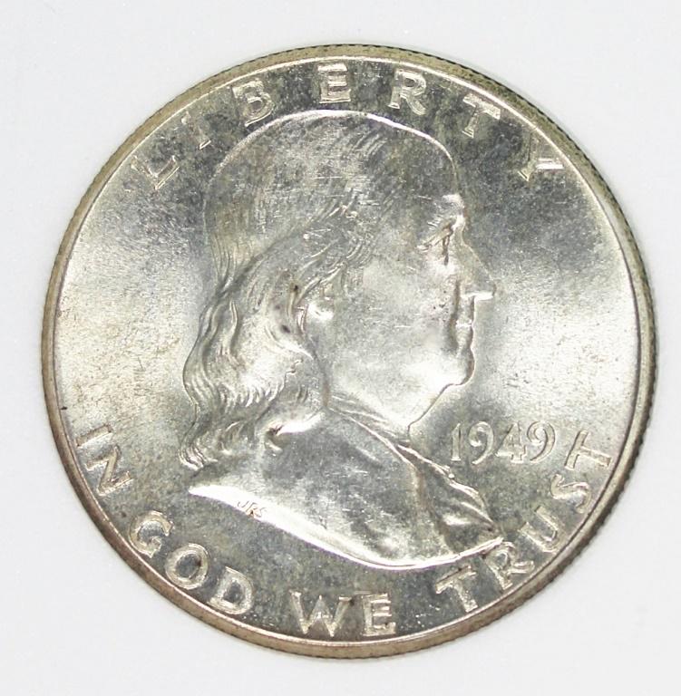 1949 FRANKLIN HALF DOLLAR (1 of 4)
