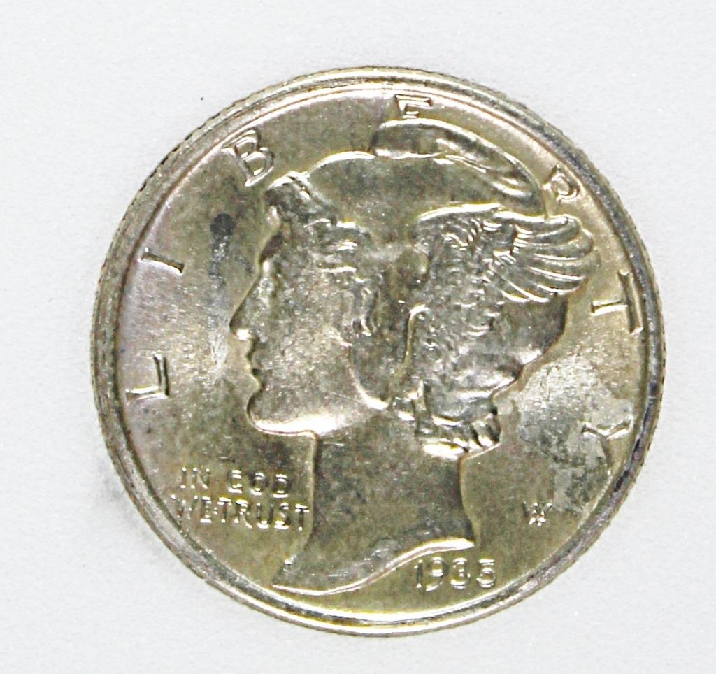 1935 MERCURY DIME (1 of 4)