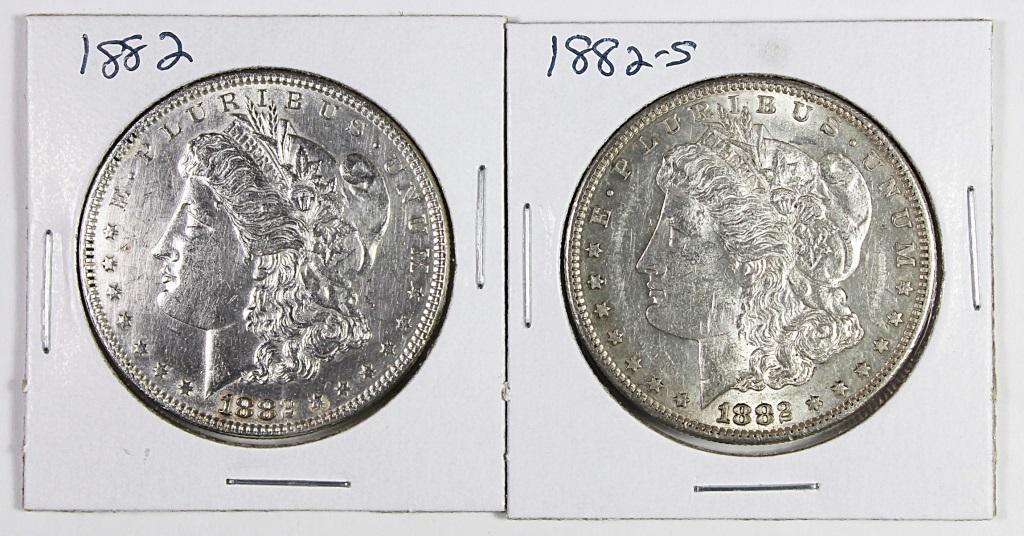 MORGAN SILVER DOLLARS (1 of 2)