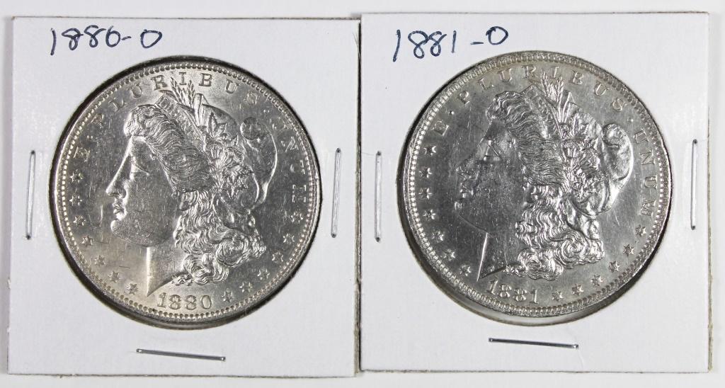 MORGAN SILVER DOLLARS (1 of 2)