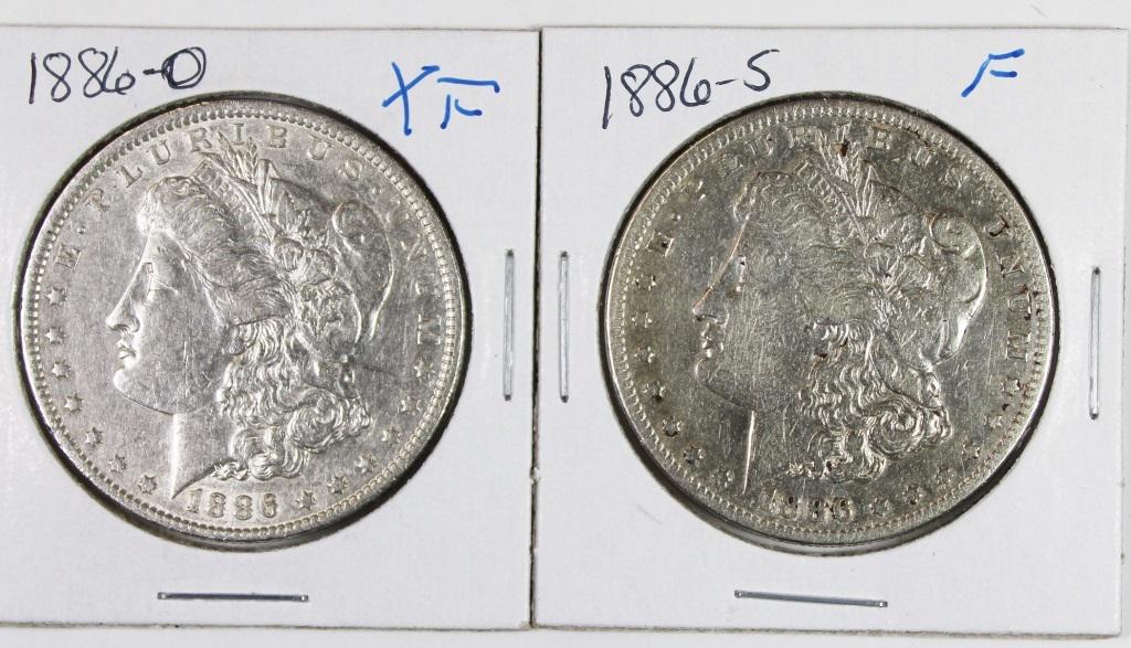MORGAN SILVER DOLLARS (1 of 2)