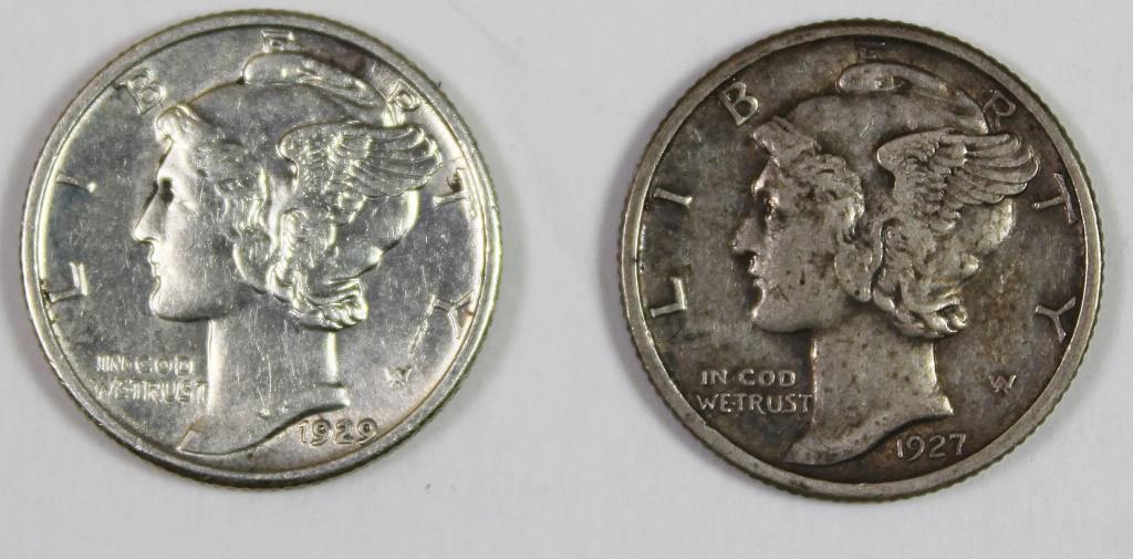 (2) MERCURY DIMES (1 of 2)
