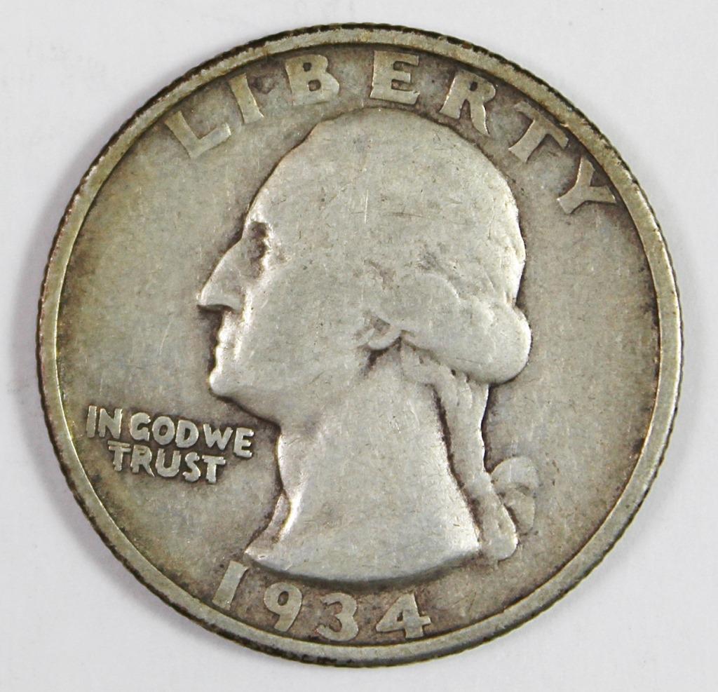 1934 WASHINGTON QUARTER (1 of 2)