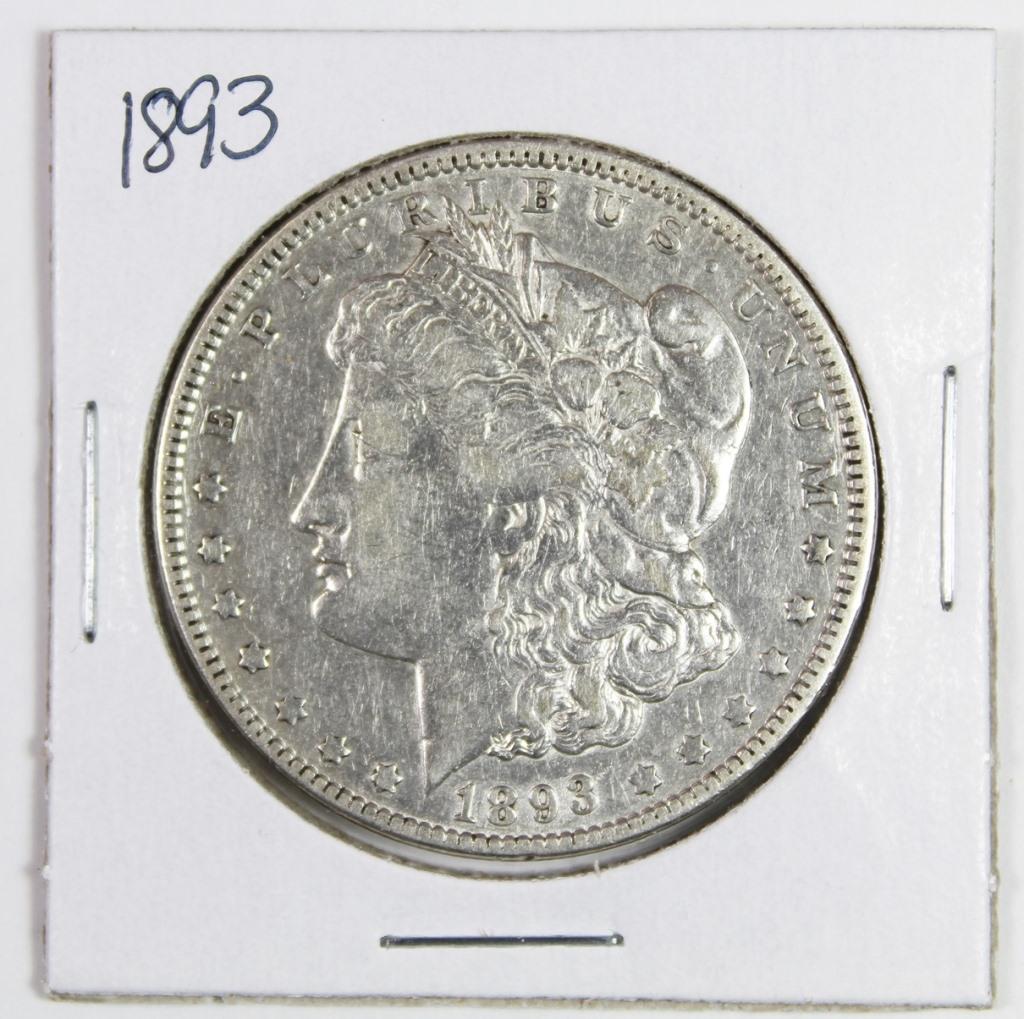1893 MORGAN SILVER DOLLAR (1 of 2)