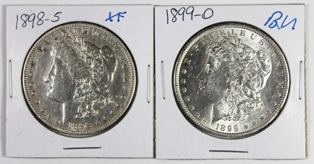 MORGAN SILVER DOLLARS (1 of 2)