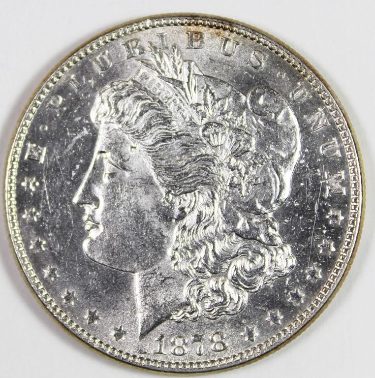 1878 7F MORGAN SILVER DOLLAR (1 of 2)