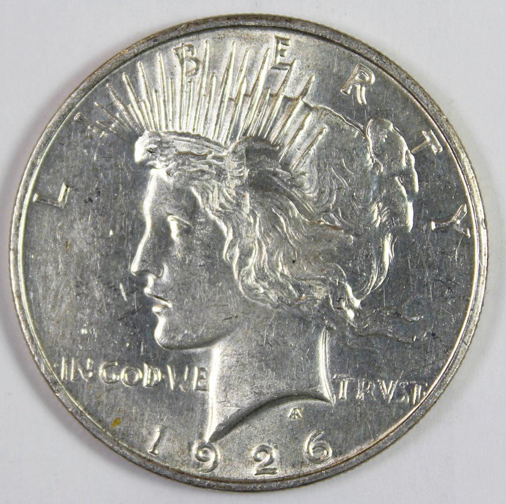1926-D PEACE SILVER DOLLAR (1 of 2)