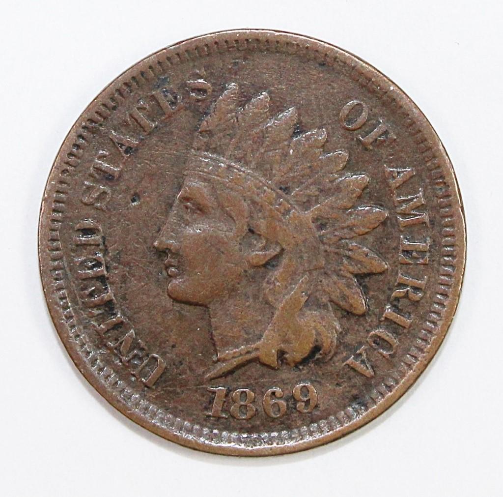 1869 INDIAN CENT (1 of 2)