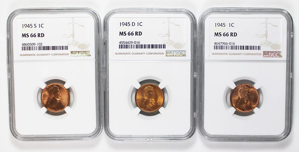 NGC GRADED LINCOLN CENTS (1 of 2)