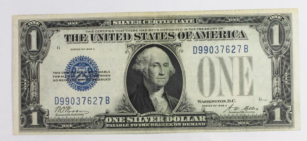 1928-A $1.00 SILVER CERTIFICATE (1 of 2)