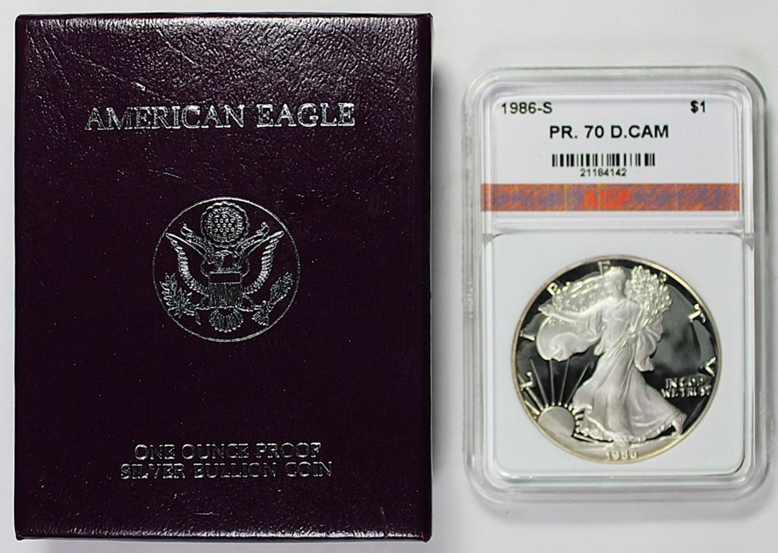 1986-S AMERICAN SILVER EAGLE (1 of 1)