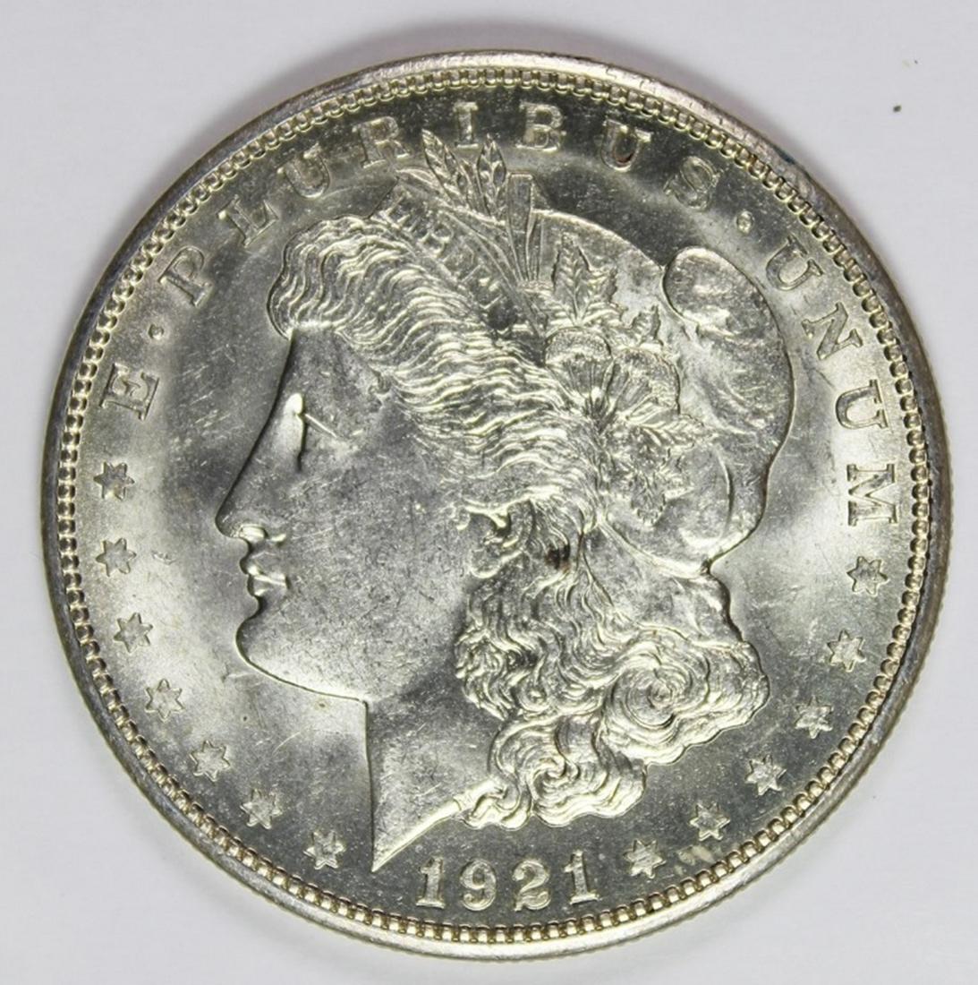 1921-S MORGAN SILVER DOLLAR (1 of 2)