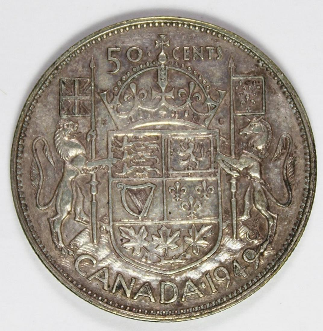 1949 HOOF THROUGH 6 CANADA HALF DOLLAR (1 of 2)