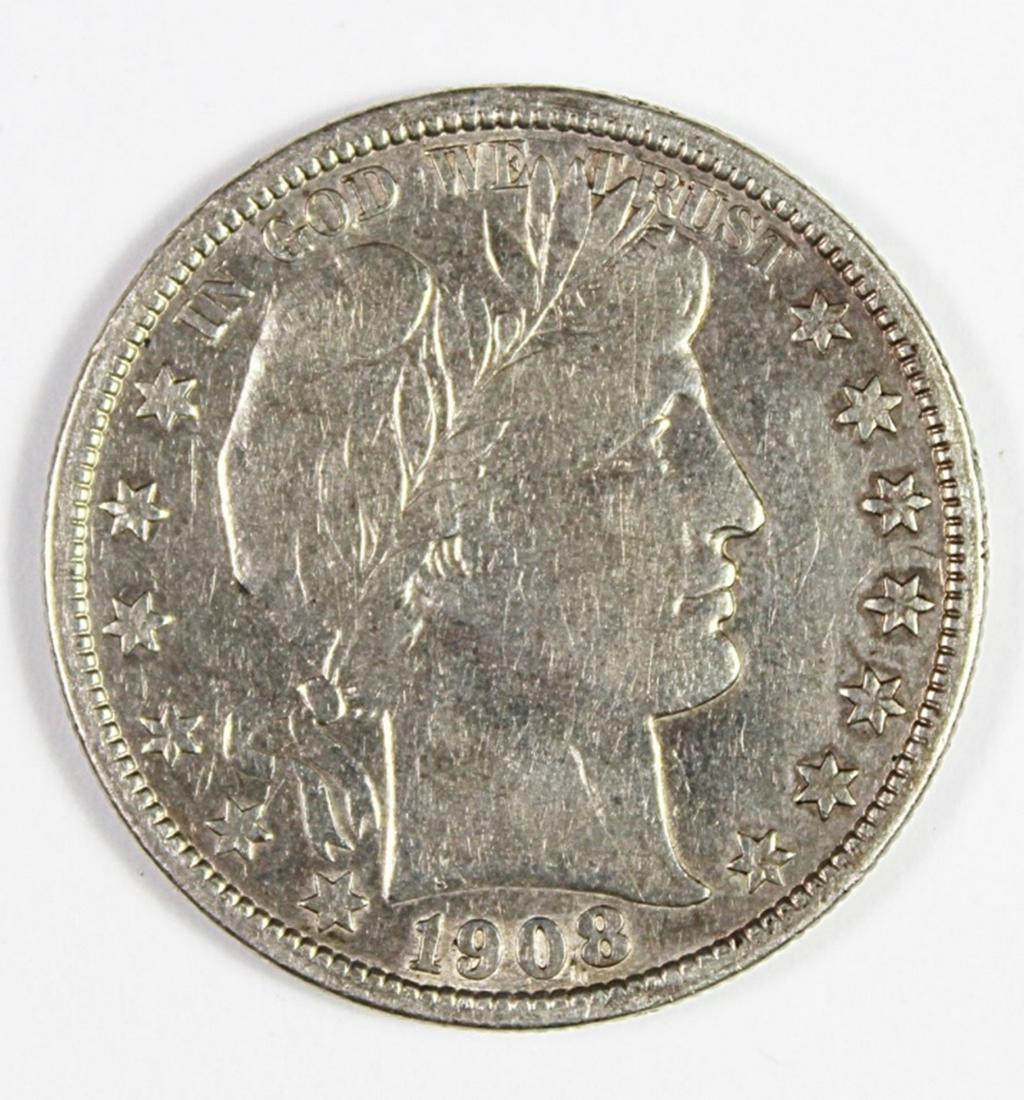 1908 BARBER HALF DOLLAR (1 of 2)