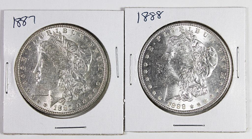 MORGAN SILVER DOLLARS (1 of 2)