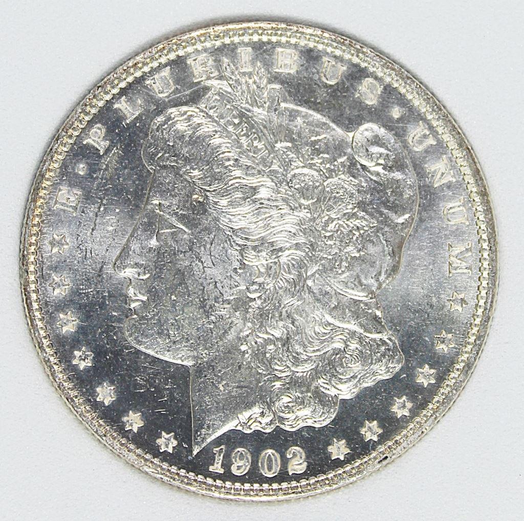 1902-O MORGAN SILVER DOLLAR (1 of 4)