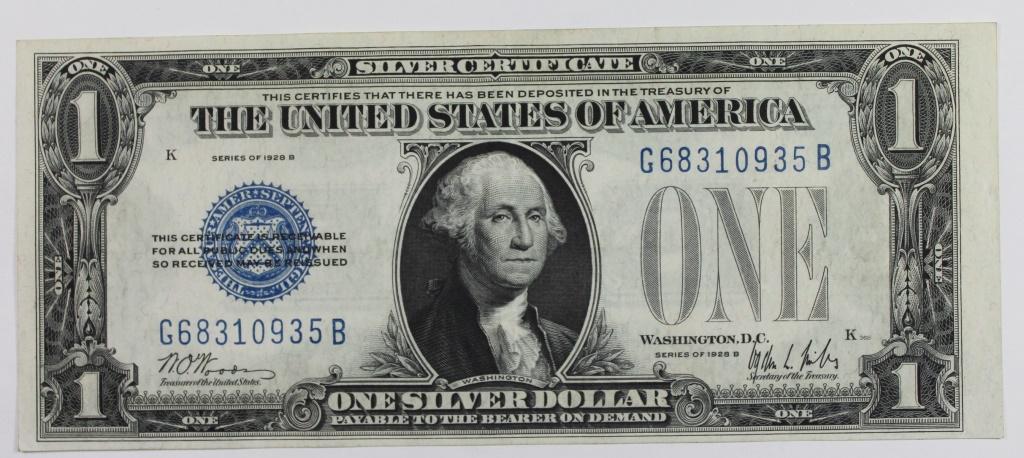 1928-B $1.00 SILVER CERTIFICATE (1 of 2)