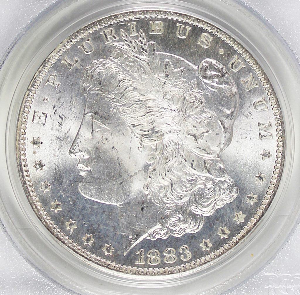 1883-O MORGAN SILVER DOLLAR (1 of 4)