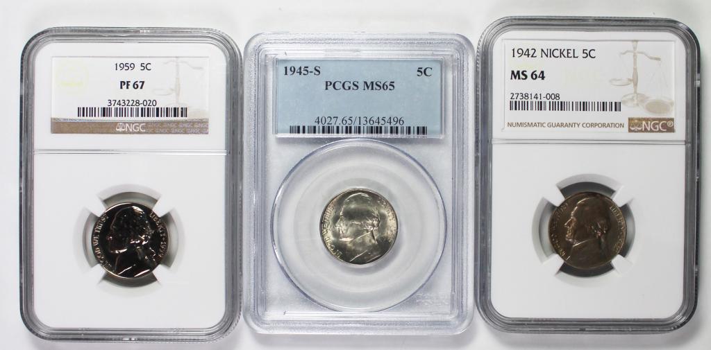 GROUP OF JEFFERSON NICKELS (1 of 2)