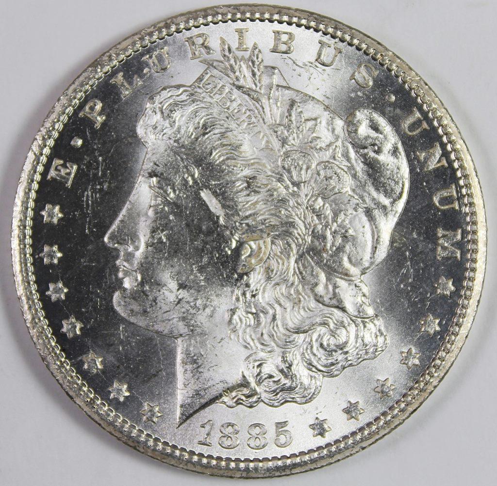 1885-CC MORGAN SILVER DOLLAR (1 of 2)