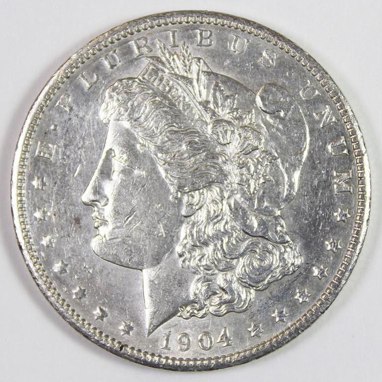 1904 MORGAN SILVER DOLLAR (1 of 2)