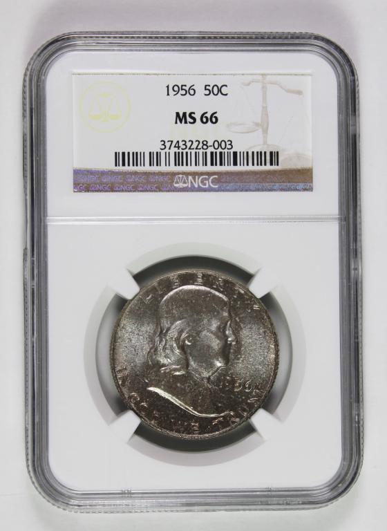 1956 FRANKLIN HALF DOLLAR (1 of 2)