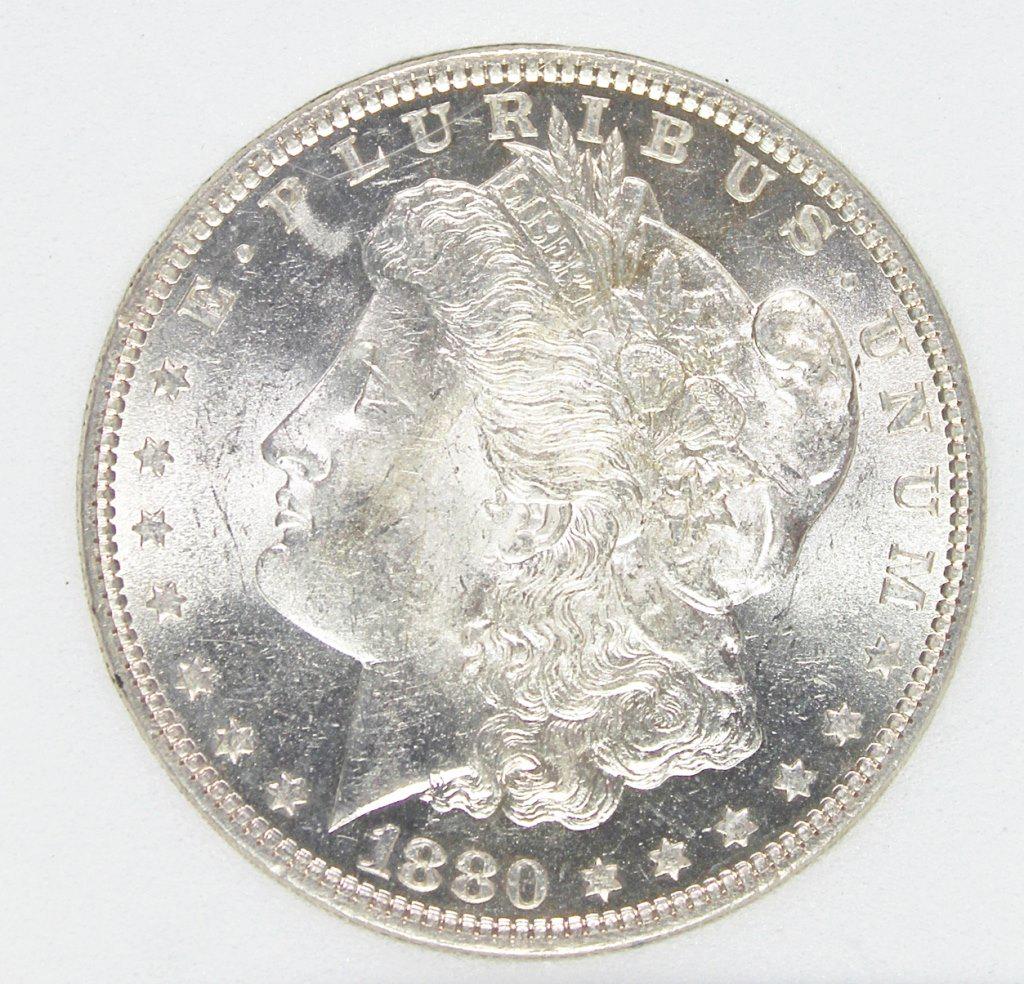 1880-O MORGAN SILVER DOLLAR (1 of 4)
