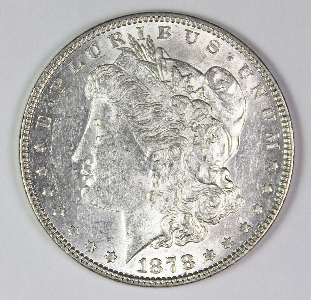 1878 REVERSE OF 1879 MORGAN SILVER DOLLAR (1 of 2)