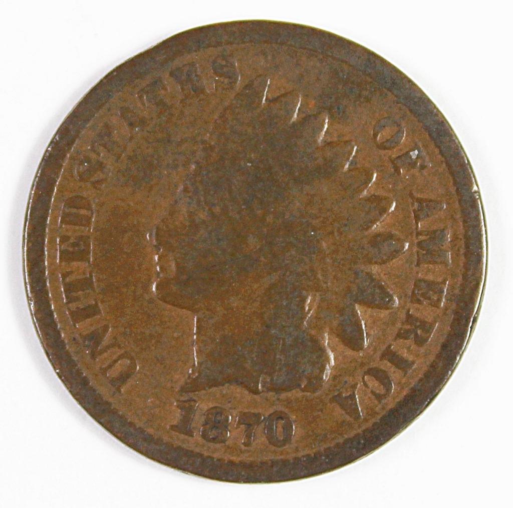 1870 INDIAN CENT (1 of 2)